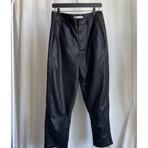 Zara Baggy Leather Pants - image 1